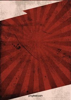 a red and white poster with an arrow in the middle, on top of a grungy background