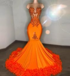 Orange Prom Dresses For Sale, Orange Masquerade Dress, Orange Sweet 16 Dresses, Neon Orange Dress Prom, Grammies Dresses, Orange And Silver Prom Dress, Orange And Gold Prom Dress, Orange Dresses Prom, Orange Prom Dresses Long