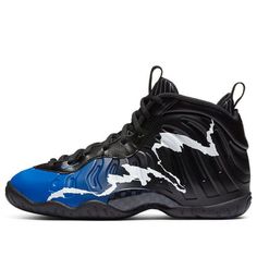 (GS) Nike Little Posite One '1996 All-Star Game' 644791-013 (SNKR/Mid Top/Basketball) Nike Collegiate Basketball Shoes, Throwback Round Toe Basketball Shoes, Throwback High-top Basketball Shoes For Sports, Nike Throwback Black Basketball Shoes, Casual Nike Basketball Shoes, Nike Casual Team-colored Sneakers, Collegiate High-top Basketball Shoes For Streetwear, Throwback Mid-top Basketball Shoes, Nike Throwback Basketball Shoes For Sports Events