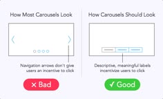 how most carousels look and how not to use them in the web design process