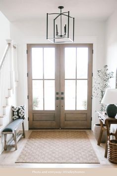 the entryway is clean and ready for us to use as an entrance way in this home