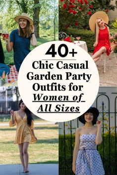 Discover relaxed yet stylish casual garden party outfits. Embrace comfort without sacrificing elegance for your next outdoor gathering. #CasualGardenParty #OutfitIdeas Garden Party Theme Wedding, Casual Garden Party, Garden Gathering, Garden Party Theme, Garden Chic, Enchanting Garden