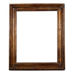 an old wooden frame is shown against a white background with clipping space for text