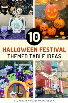 the top ten halloween festival themed table ideas