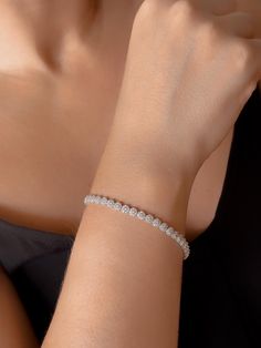 Embrace the thrill with this dainty 14k solid gold baguette stone bracelet! Perfect for any occasion, this tennis bracelet exudes confidence and elegance. A timeless anniversary gift, it features beautiful white gold and sparkling diamond accents. Don't wait until Christmas to treat yourself or a loved one to this stunning piece! Product Details  ✪ Handmade / Handcrafted Fine Jewelry  ✪ Gold Weight: Approx. 7.70 g   ✪ Metal:  14K Solid Gold   ✪Width of each Bangles:   ✪ Length of the each Bangle Dazzling Tennis Bracelet For Wedding, Elegant Sparkling Bracelets For Anniversary, Baguette Cut Sparkling Jewelry For Wedding, Elegant Wedding Crystal Bracelet With Brilliant Cut, Sparkling Baguette Cut Jewelry For Wedding, Elegant Sparkling Diamond Bracelet For Anniversary, Fine Jewelry Diamond Jubilee Bracelet For Wedding, Fine Jewelry Sparkling Bracelet For Anniversary, Wedding Fine Jewelry Diamond Jubilee Bracelet