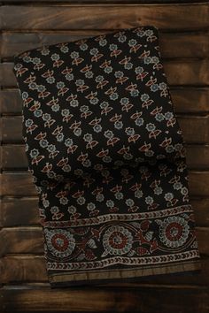 Ajrak Saree, Block Printed Sarees, Ajrakh Sarees, Ajrak Print, South Indian Bride Saree, Bride Saree, Ajrakh Prints, Cotton Saree Designs, Primary Colours