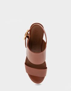 Camera Modern Brown Heels With Cushioned Footbed, Women Platform Sandals, Womens Closet, Platform Sandals Heels, Signature Hardware, Dress Sandals, Heel Type, Platform Heels, Leather Material