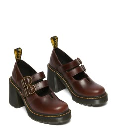 PRICES MAY VARY. Keep your outfit stylish and amaze them by donning the classic and comfortable Dr. Martens Eviee boots with a standout platform and complementary chunky heels. Leather upper. Synthetic lining and lightly padded Bouncing Soles footbed. Double buckle strap closure. Round toe construction. Keep your outfit stylish and amaze them by donning the classic and comfortable Dr. Martens Eviee boots with a standout platform and complementary chunky heels. Leather upper. Synthetic lining and Trendy Cheap Brown Boots, Cool Shoes Vintage, Botas Prace Shoes, Plus Size Boot, Retro Shoes Boots, Trendy Affordable Brown Boots, Cute Boots From Amazon, Cute Cheap Boots, Dr Martens Mary Janes