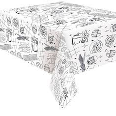 Have fun at the table with The Child (aka Baby Yoda) using our Paper Star Wars The Mandalorian The Child Baby Yoda Coloring Tablecloth! This 84 by 54-inch paper tablecloth features awesome color-in designs – perfect for your Star Wars birthday party. Use this activity tablecloth to cover your table, and set out crayons and marks for kids to use for coloring! Take your party to another galaxy and shop the rest of our Baby Yoda themed party supplies. Pattern: Fictitious Character. The Child Is One Baby Yoda Birthday, Baby Yoda Birthday Party Decorations, Star Wars 1st Birthday Boys, Star Wars Girls Birthday Party, Baby Yoda Centerpieces, Star Wars Table Decorations, Grogu Birthday Party, Star Wars First Birthday Party, Baby Yoda Party Decorations