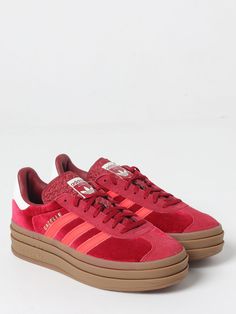 Sneakers ADIDAS ORIGINALS Woman color Red Womens Red Shoes, Adidas Originals Sneakers, Baskets Adidas, Adidas Sneakers Women, Adidas Originals Women, Sneakers Adidas, Adidas Sneaker, Red Sneakers, Italian Fashion Designers