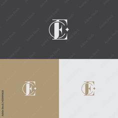 the letter e is made up of two letters, one in white and one in black