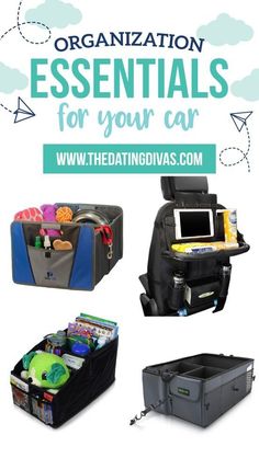 Car Organization Ways To Stay Organized, Car Essentials, Organization Essentials, Car Organization, Kid Friendly Trips