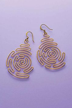 Biomorphic Jewelry, Spiral Labyrinth, Wire Jewelry Designs, Wire Work Jewelry, Homemade Jewelry, Work Jewelry, Wire Crafts