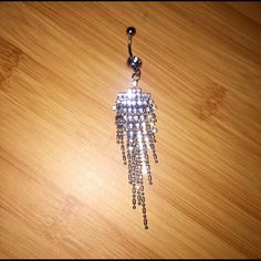 Brand New Never Used Rhinestone Dangling Belly Button Ring Belly Button Ring, Button Ring, Belly Ring, Ring Color, Belly Rings, Belly Button, Belly Button Rings, Women Jewelry, Ring