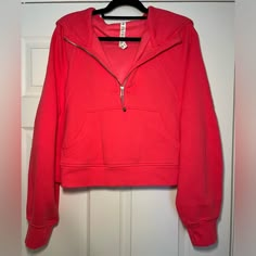 Lululemon Scuba Oversized Half-Zip Hoodie - Lip Gloss Brand New W Tags Size M/L Basketball Game Fits, Scuba Lululemon, Cute High School Outfits, Lulu Scuba, Name Outfits, Anna Claire, Bday Wish List, High School Outfits, Lululemon Scuba