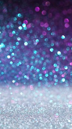 purple and blue blurry background with glitter