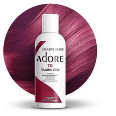 Pack of 1 Adore Hair Color - please verify color name in the Product Title Transform your hair with the vibrant and long-lasting hues of Creative Image Adore Semi-Permanent Hair Color. This innovative hair dye is designed to infuse each strand with rich, radiant color while maintaining the health and integrity of your hair. Free from harsh chemicals like ammonia, peroxide, and alcohol, Adore provides a gentle yet effective coloring experience that leaves your hair feeling soft, silky, and full of life. Adore’s unique formula is enriched with natural ingredients that nourish and condition your hair, ensuring that it remains healthy and vibrant. The semi-permanent nature of the dye means that it gradually fades over time, allowing you to experiment with different shades without the long-term Adore Hair Color, Semi Permanent Hair Color, Permanent Hair Color, Semi Permanent, Hair Dye, Sangria, Color Names, Beauty Care, Shinee