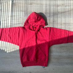 Balenciaga Kids Red Logo Hoodie Size 6 Brand New Unisex Red Hooded Sporty Sweater, Red Hooded Sweatshirt With Double-lined Hood, Red Cotton Winter Hoodie, Cozy Red Sweatshirt With Ribbed Cuffs, Red Hoodie With Adjustable Hood, Red Hooded Sweatshirt With Adjustable Hood, Red Cotton Hoodie With Adjustable Hood, Red Oversized Sporty Sweater, Oversized Red Sweatshirt With Ribbed Cuffs