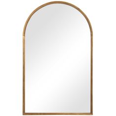 MILLIE ANTIQUE GOLD ARCHED VANITY MIRROR Arched Vanity Mirror, Metal Arch, It Is Finished, Clean Look, Vanity Mirror, Gold Leaf, Antique Gold, Arch, Vanity