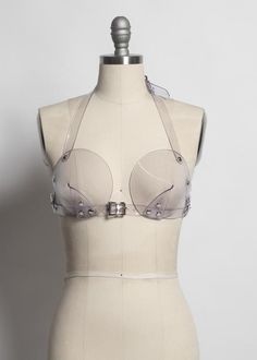 Twin Peaks Inspired, Bra Harness, Audrey Horne, Harness Bra, Bullet Bra, Retro Pin Up, Black Pvc, Cone Bra, Twin Peaks