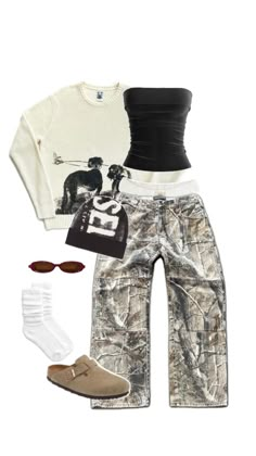 tiktok style, fashion outfit, fashion ideas, 2000s, y2k, 90s, ahs style, ahs Cool Outfit, Tiktok Style, Outfit Inspo Fall