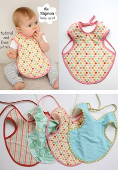 baby bib and apron pattern for babies