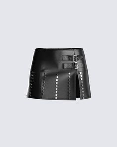 Zev Black Vegan Leather Mini Skirt Skirts Cargo, Skirt Png, White Corset Dress, Denim Pleated Skirt, Belt Skirt, Black Leather Skirt, Red Mini Skirt, Future Of Fashion, Chain Dress