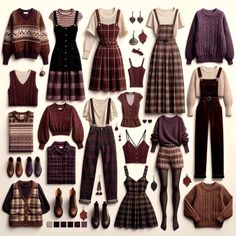 Cute Outfits Dark Aesthetic, Soft Fall Aesthetic Outfits, Autumn Classic Outfits, 1975 Aesthetic Outfits, Dark Academia Dress Outfit, Dark Academia Outfit Casual, Winter Desi Outfits, Poetcore Aesthetic Outfit, Western Outfits For Winter