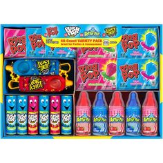 Ring Pop Baby Bottle Lollipop Variety Pack (40 ct.) - Candy - Ring Juicy Drop Pop, Hard Candy Lollipops, Concession Stands, Popular Candy, Liquid Chalk Markers, Push Pop, Ring Pop