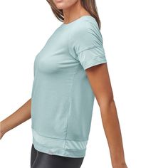 Nwt, This Short Sleeve Top From Mnyp Is The Classic T-Shirt Every Wardrobe Needs. Short Sleeve Mesh Details Near Hem Line And On Sleeves Crew Neck Light Blue Color Fabric : 62% Poly, 33% Rayon, 5% Spandex Size S, Made In Egypt Perfect For Lounging Around Or Working Out At The Gym! Enjoy! Sporty Stretch Tops With Shirttail Hem, Light Blue Stretch Crew Neck Top, Athleisure Light Blue Crew Neck Top, Light Blue Crew Neck Tops For Layering, Casual Short Sleeve Workout Tops, Light Blue Stretch Sporty Tops, Sporty Light Blue Stretch Top, Sporty Spring Tops With Shirttail Hem, Spring Sporty Tops With Shirttail Hem