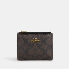 Nwt - Coach Signature Bifold Wallet. Details In Photos. Coach Bifold Wallet With Removable Pouch, Coach Wallet, Signature Canvas, 15th Birthday, Bifold Wallet, Coach Bags, Wallets, Bag Lady, Gift Ideas