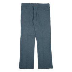 WRANGLER Pleated Trousers Blue Regular Straight Womens W34 L30 Blue Straight Leg Jeans With Welt Pockets, Blue Straight Jeans With Welt Pockets, Fitted Blue Bottoms With Standard Cut Leg, Mid-rise Blue Pants With Hip Pockets, Blue Fitted Bottoms With Standard Cut Leg, Blue Mid-rise Bottoms With Welt Pockets, Blue Mid-rise Pants With Hip Pockets, Fitted Blue Bottoms, Retro Washed Blue Straight Leg Bottoms