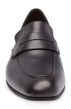 Named for the buttonholes in finely tailored menswear, this iconic leather loafer from the Italian label features a clean, classic silhouette. Leather upper, lining and sole Made in Italy Men's Designer Shoes