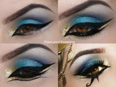 Gold Eye Makeup, Eye Makeup Styles