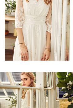 Premium Lace Self-Embroidered Floral Maxi Dress - 140.96 White Princess Dress, Vintage Lace Dress, Dress Tea Length, Dress Peplum, Off The Shoulder Maxi Dress, Princess Silhouette, Dress Shirt Dress, Tea Length Dress, Dress Empire Waist