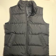 Black Lands End Vest. Zips Up And Has Pockets. Never Worn!! Super Cute!! Black Winter Vest For Outdoor Activities, Winter Black Vest For Outdoor Activities, Black Vest For Winter Outdoor Activities, Black Vest For Outdoor Activities In Fall, Black Winter Vest With Pockets, Black Vest For Fall Outdoor Activities, Black Outdoor Vest For Fall, Black Vest For Outdoor Fall Activities, Urban Black Vest For Fall