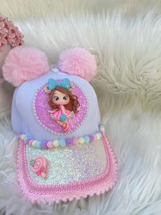 Summer rainbow kids bling pink trucker hat/ star /heart / biscuit doll / bow customize your own hat/birthday gift/handmade/girly accesories Hat Birthday, Pink Trucker Hat, Fun Hat, Girl Accessories, Hat Handmade, Girly Accessories, Rainbow Kids, Handmade Hat, Cool Hats