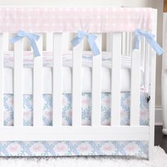 Granny Chic Pink Plaid Crib Bedding - gender_girl, Granny Chic, text Baby Girl Nursery Pink And Blue, Pink Gingham Nursery, Pink And Blue Nursery Girl, 2024 Nursery, Blue And Pink Nursery, Pink And Blue Nursery, Blue Nursery Girl, Baby 2024