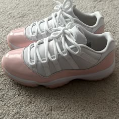 Worn Once Particularly Brand New, Baby Pink Air Jordan 11 Retro Concord, Size 9, Free Shipping Jordan’s Women, Room Ideas Shoes, 13th Birthday Gift Ideas, Jordans Pink, Pink Air Jordan, Pink Jordan 11, Cute Casual Shoes, Nike Collection, Jordan Pink