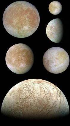 the four planets are shown in this composite image from nasa's casserole