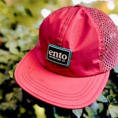 Ento Outdoor Scarlet Endeavor Hat Casual Red Hats For Outdoor Activities, Red Outdoor Hat For Spring, Red Spring Outdoor Hat, Red Flat Bill Hats For Outdoor Activities, Red 5-panel Summer Hat, Red Flat Bill Hat For Spring, Red Curved Brim Hats For Outdoor Activities, Red 5-panel Outdoor Hat, Red 5-panel Hat For Outdoor