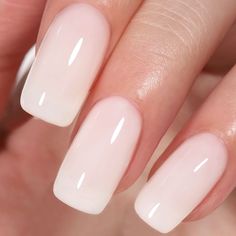 PRICES MAY VARY. JELLY STYLE - Are you still looking for a trendy nude gel polish for 2023? AILLSA milky white gel nail polish creates an understated yet premium translucent nude style for you.It can be used for daily life, work and dating. You can also use it as a base color to create your own French nail art. TIP OF USE - This is a jelly gel nail polish.A quick and light application will make the color more even. Most importantly, its color depth depends on your nail base color and the number Milky White Gel Nail Polish, Neutral Gel Nails, Nail Art French, White Gel Nails, Nagellack Trends, Milky Nails, Nude Nail Designs, White Nail Polish, Gel Nail Polish Set