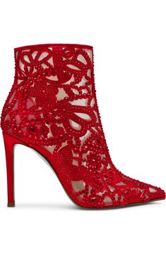 Fashion Trend Board, Jeweled Shoes, Jeweled Sandals, Rhinestone Shoes, Red Fits, Beautiful Boots, Platform Ankle Boots, Rhinestone Designs