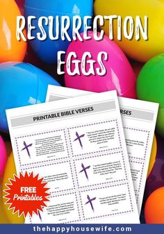 an easter egg hunt with free printables to help kids learn how to use it