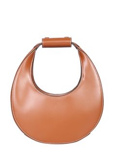 100% Cow Leather (bos Taurus) Vietnam | STAUD Women's Moon Mini Bag in Leather | SS24 Staud Mini Moon, Structured Handbags, Moon Bag, Expensive Handbags, Mini Moon, Ring Watch, Green Shoes, Gorgeous Bags, Pendant Rings