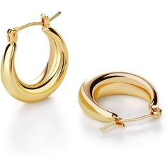 *Gold Hoop Earrings Size : Diameter: 3/4 In(19mm). This Gold Earring Is Made With Stainless Steel Needle To Prevent Allergy. Our Chunky Hoop Earrings Are Not Heavysingle Earring 0.17 Oz, Hand-Polished, And Crafted With Secure Click-Top Technology Ensuring The Wear Comfortable. *Small Hoop Women Earringswe Make The Earrings With Stainless Steel Post That Makes Hypoallergenic. Forget All Other Cheap Hoop Earrings That Would Cause Skin Irritations And Rashes Or Turn Green After Using It Some Days L Chunky Gold Hoop Earrings, Thick Hoop Earrings, Medium Hoop Earrings, Chunky Hoop Earrings, Steel Post, Stacked Jewelry, Gold Earring, Hypoallergenic Earrings, Single Earring