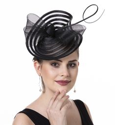 PRICES MAY VARY. organza Imported Pull-On closure Hand Wash Only Black Summer Party Headband, Black Formal Hair Accessories For Summer, Formal Black Hair Accessories, Bohemian Wedding Headpiece, Butterfly Fascinator, Veil Headband, Hat Veil, Tea Hats, Kentucky Derby Fascinator