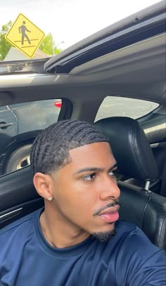 Dark Skin Men With Waves, Black Man Waves, High Temp Fade Black Men, Black Men Waves Haircut, Black Men Short Haircut, Black Men Buzzcut, African Men Hairstyles, Afro Fade Haircut