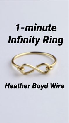 an image of a ring with the words, 1 minute infinity ring