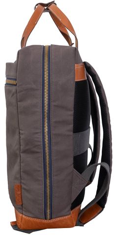 The 18” Voyager 20 oz. Waxed Canvas Travel Backpack combines rugged durability with modern convenience. It features a secure snap laptop sleeve (fits most laptops up to 15"), interior slip pockets, a zippered compartment with key hook, and veg-tanned leather snap top handles and trim. The front zippered compartment, padded back wall, and add-a-bag feature enhance practicality, while the adjustable padded back straps with a burnished logo ensure comfortable carrying. Perfect for travel and daily Everyday Carry Backpack With Waxed Finish, Functional Travel Backpack With Waxed Finish, Functional Waxed Finish Rectangular Backpack, Functional Backpack With Waxed Finish, Waxed Canvas Everyday Carry Backpack, Functional Waxed Finish Backpack, Functional Waxed Finish Standard Backpack, Functional Leather Backpack In Waxed Canvas, Functional Waxed Canvas Leather Backpack